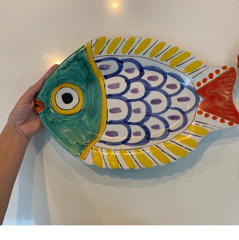 DeSimone ceramic Fish Plater - Picture 2 of 9
